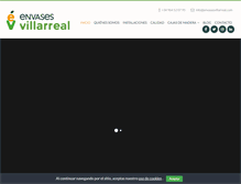 Tablet Screenshot of envasesvillarreal.com